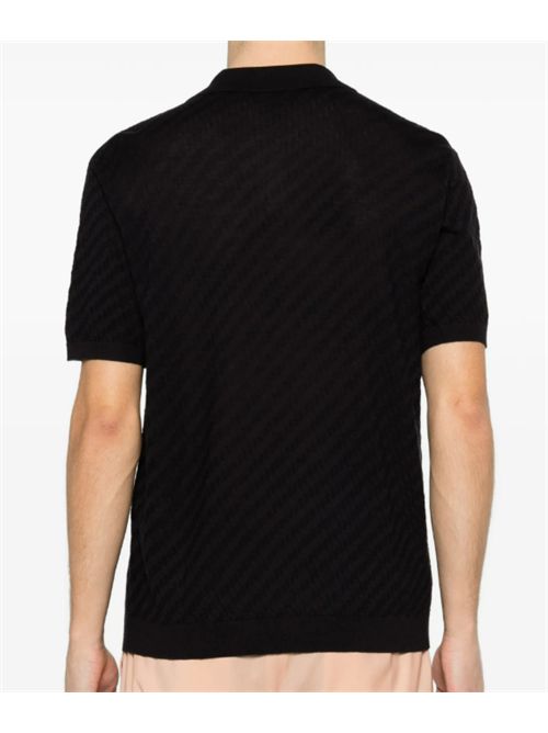 JACQUARD POLO EMPORIO ARMANI | EM004307.AF24573UB109 DARK NAVY